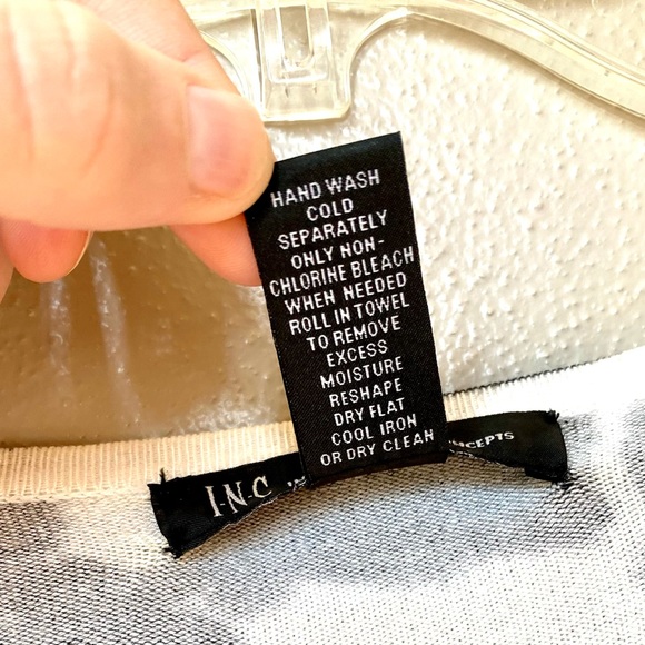 INC International Concepts Black & White Cardigan - Picture 10 of 11